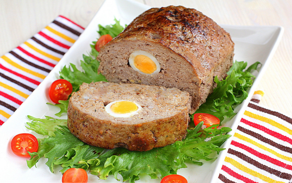 Egg Meatloaf - 8 korač po receptih