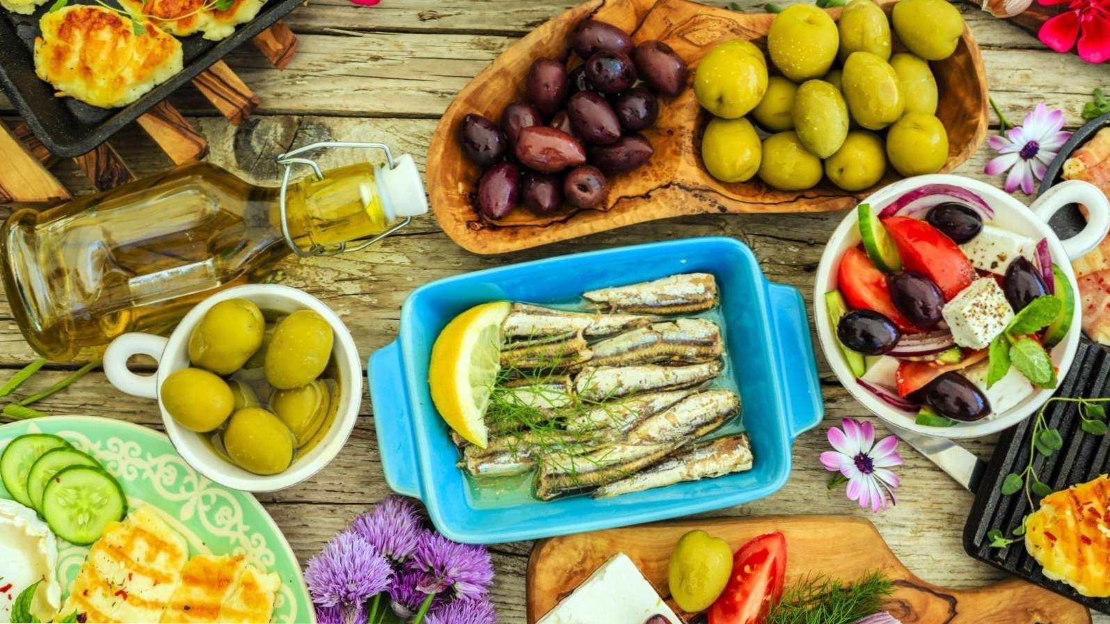 Dania kuchni śródziemnomorskiej tygodniowe menu, zasada diety