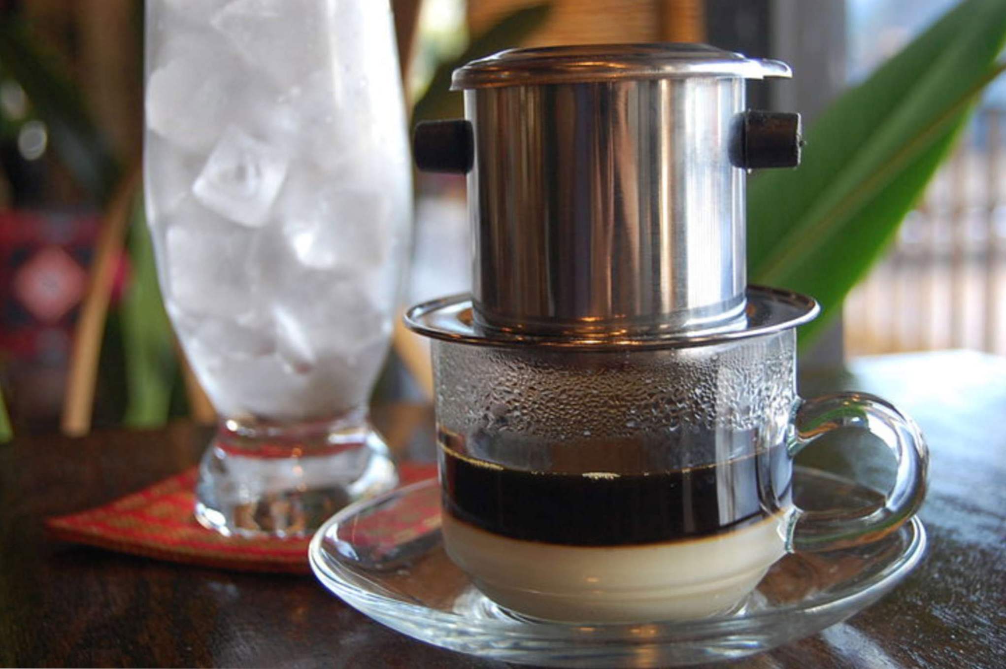 Vijetnamski kafić kava kava (od legla), recepti kave kroz filter i verzije leda s kondenziranim mlijekom