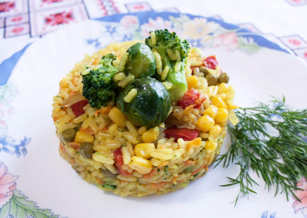 Рис з овочами - 15 рецептів смачного приготування