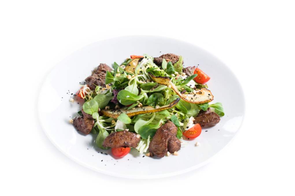 Pileća salata jetre - 11 recepata, uključujući tople salate